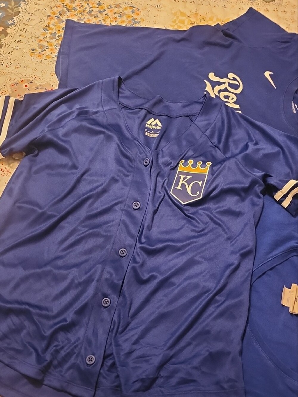 Kansas City Royals Blue Jersey & Tees Set Size M - Picture 11 of 11